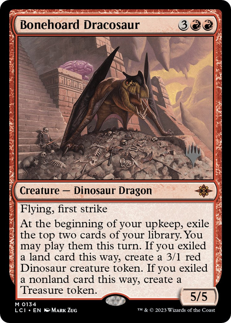 Bonehoard Dracosaur (Promo Pack) [The Lost Caverns of Ixalan Promos] - Trinity Hobby