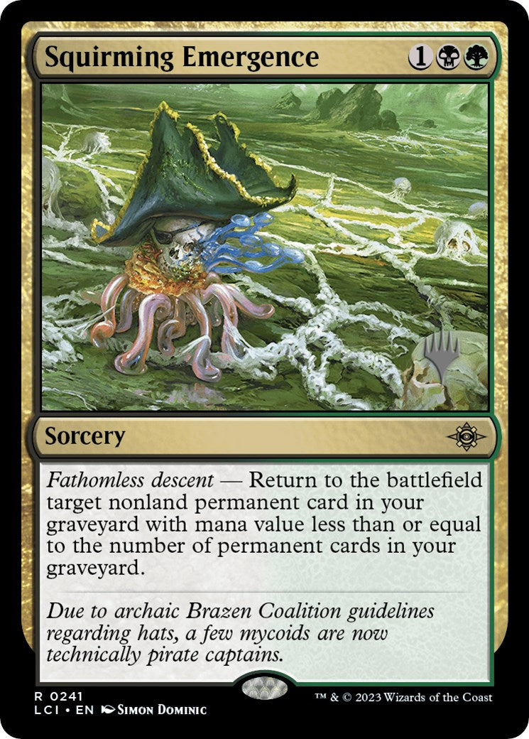Squirming Emergence (Promo Pack) [The Lost Caverns of Ixalan Promos] - Trinity Hobby