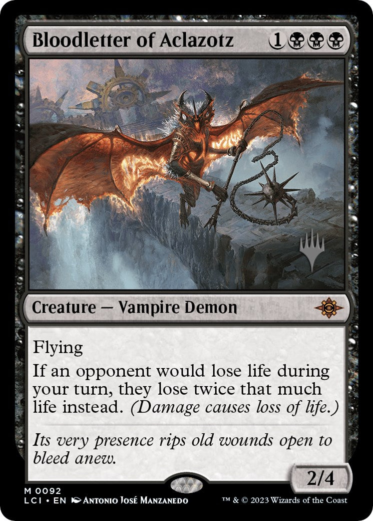 Bloodletter of Aclazotz (Promo Pack) [The Lost Caverns of Ixalan Promos] - Trinity Hobby