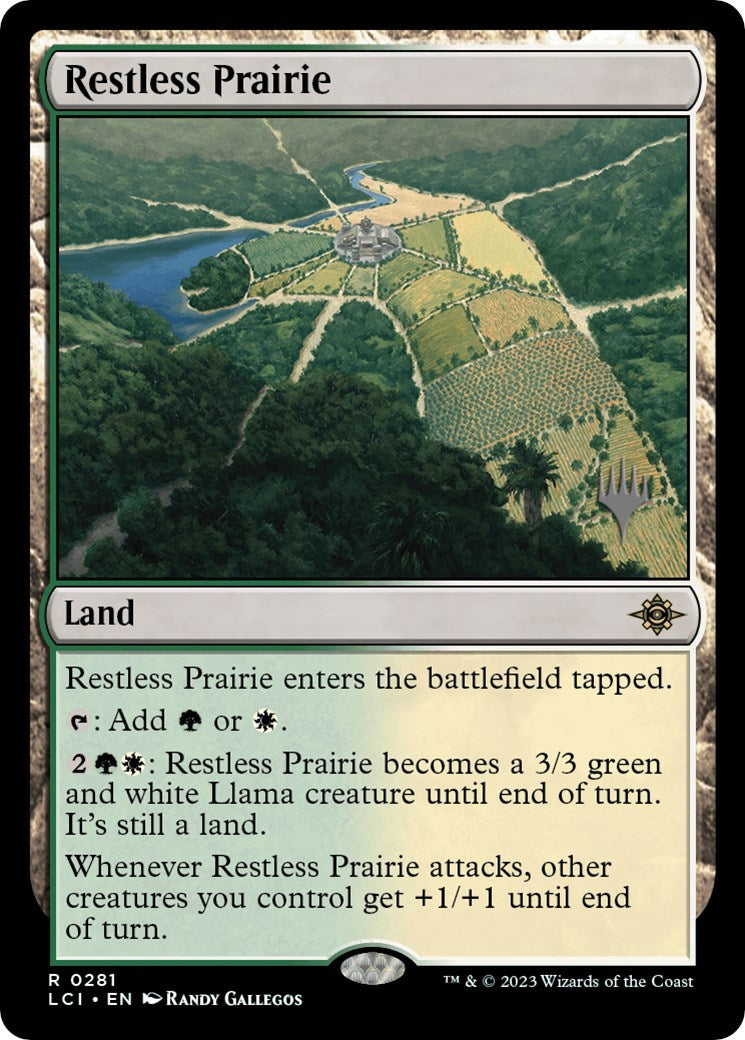 Restless Prairie (Promo Pack) [The Lost Caverns of Ixalan Promos] - Trinity Hobby