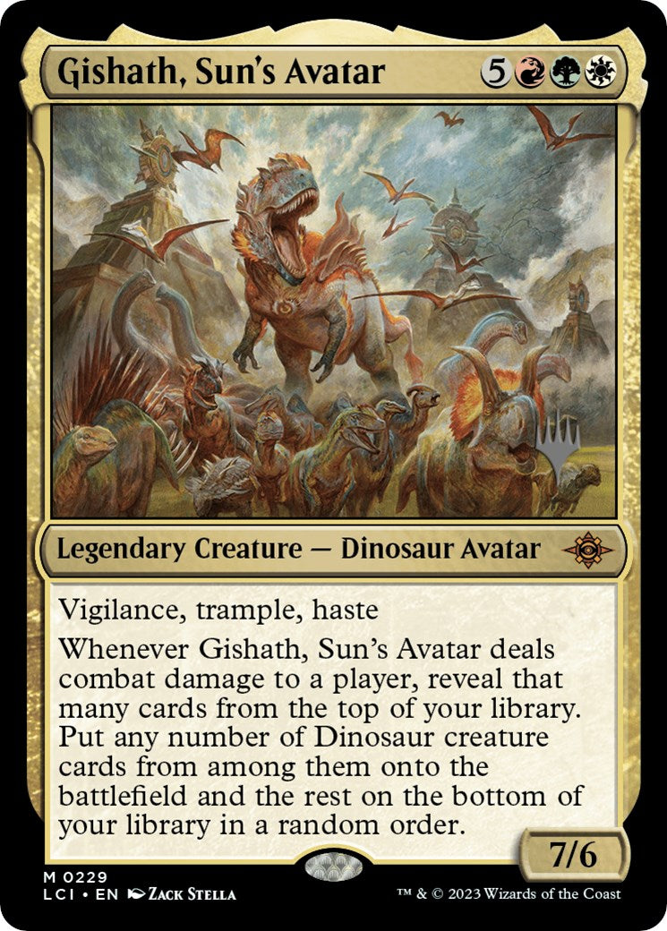 Gishath, Sun's Avatar (Promo Pack) [The Lost Caverns of Ixalan Promos] - Trinity Hobby