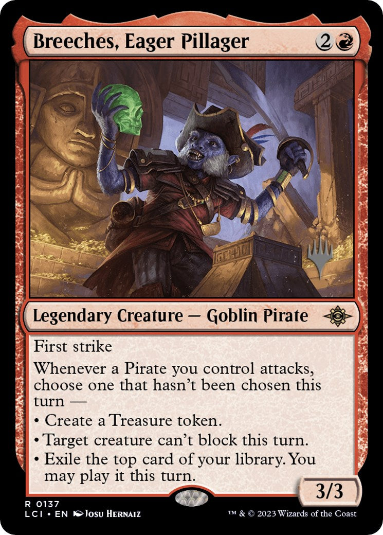 Breeches, Eager Pillager (Promo Pack) [The Lost Caverns of Ixalan Promos] - Trinity Hobby