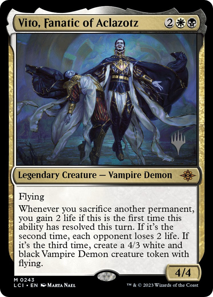 Vito, Fanatic of Aclazotz (Promo Pack) [The Lost Caverns of Ixalan Promos] - Trinity Hobby