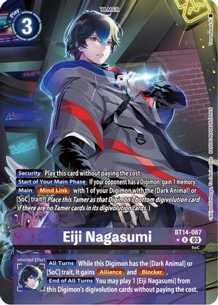 Eiji Nagasumi [BT14-087] (Alternate Art) [Blast Ace] - Trinity Hobby