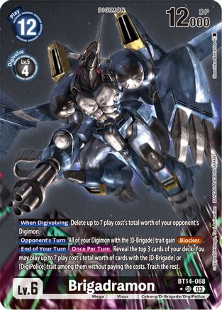 Brigadramon [BT14-068] (Alternate Art) [Blast Ace] - Trinity Hobby