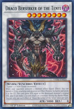 Draco Berserker of the Tenyi [VASM-EN026] Rare - Trinity Hobby
