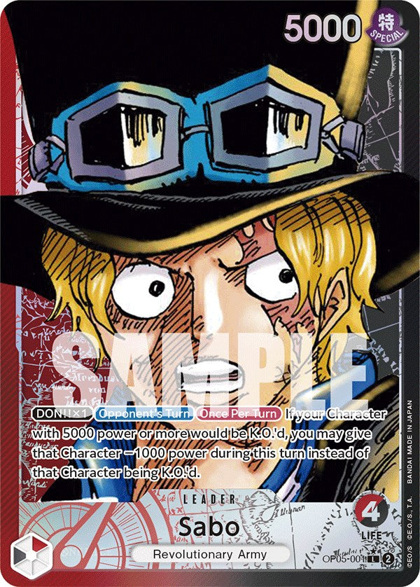 Sabo (001) (Alternate Art) (OP05-001) - [Awakening of the New Era] Foil - Trinity Hobby