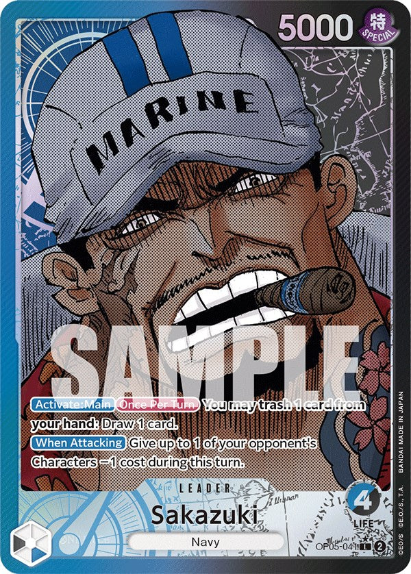 Sakazuki (Alternate Art) (OP05-041) - [Awakening of the New Era] Foil - Trinity Hobby