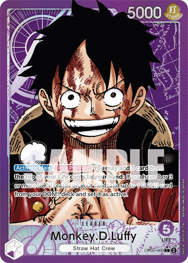 Monkey.D.Luffy (060) (Alternate Art) (OP05-060) - [Awakening of the New Era] Foil - Trinity Hobby