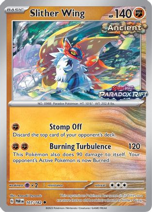 Slither Wing (Store Exclusive Promo) - (107/182) Reverse Holofoil [Miscellaneous Cards & Products]