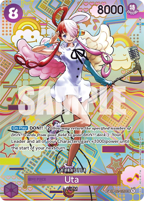Uta (SP) (OP02-120) - [Awakening of the New Era] Foil - Trinity Hobby