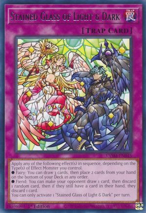 Stained Glass of Light & Dark [VASM-EN045] Rare - Trinity Hobby
