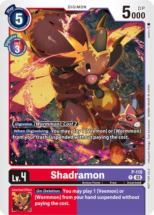 Shadramon [P-110] (3rd Anniversary Survey Pack) [Promotional Cards] - Trinity Hobby