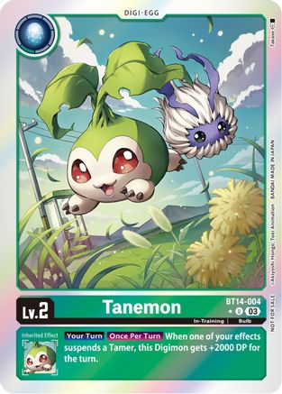 Tanemon [BT14-004] (Blast Ace Box Promotion Pack) [Blast Ace] - Trinity Hobby