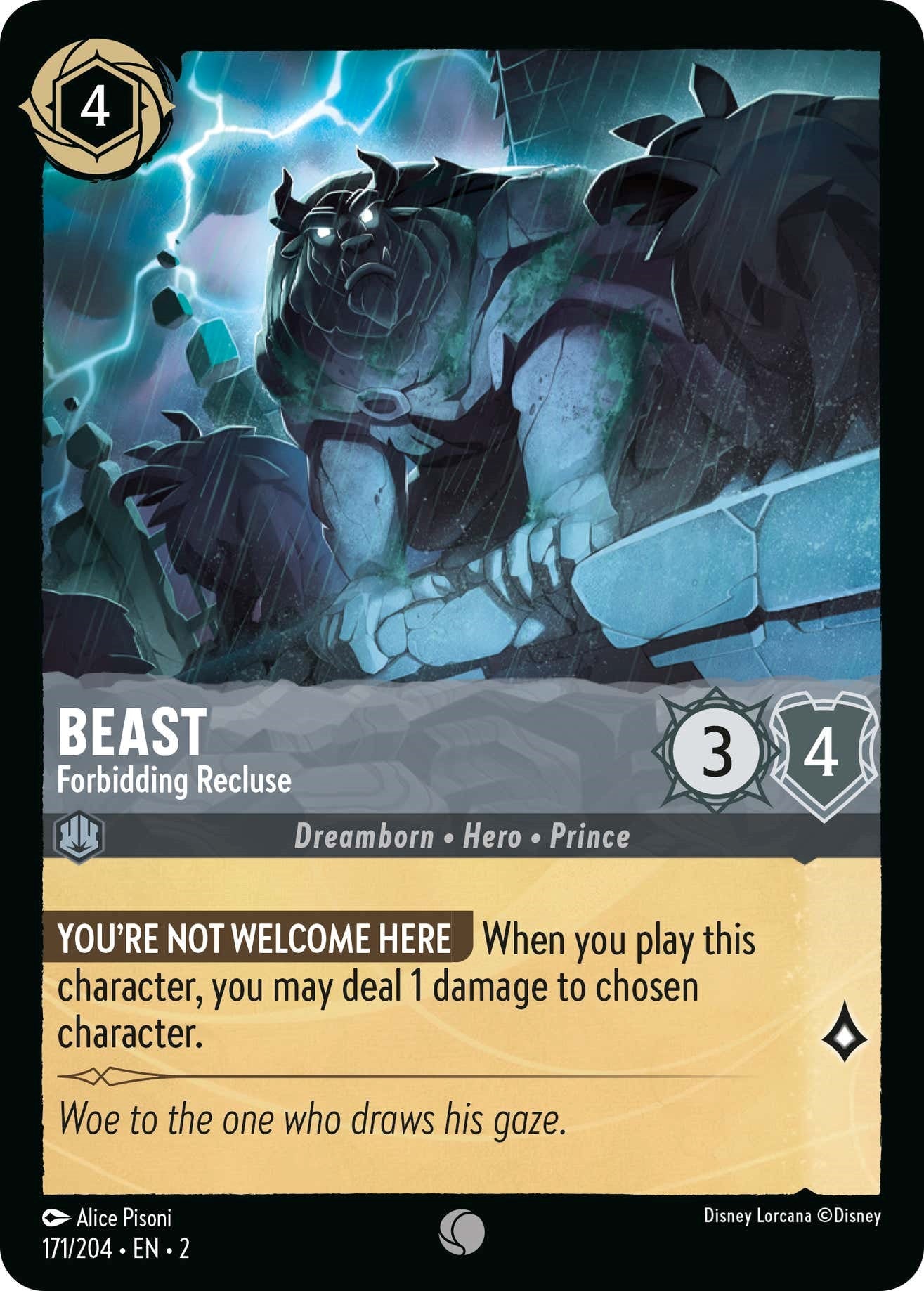 Beast - Forbidding Recluse (171/204) [Rise of the Floodborn] - Trinity Hobby