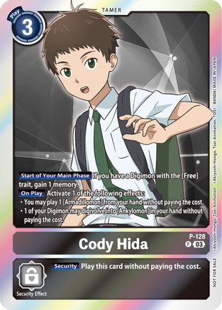 Cody Hida [P-128] (Tamer Party Pack -The Beginning- Ver. 2.0) [Promotional Cards] - Trinity Hobby