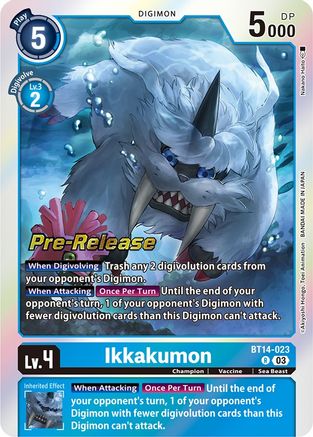 Ikkakumon [BT14-023] [Blast Ace Pre-Release Cards] - Trinity Hobby