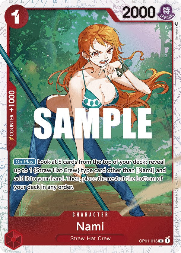 Nami - OP01-016 (Ultra Deck: The Three Captains) (OP01-016) - [One Piece Promotion Cards] Foil - Trinity Hobby