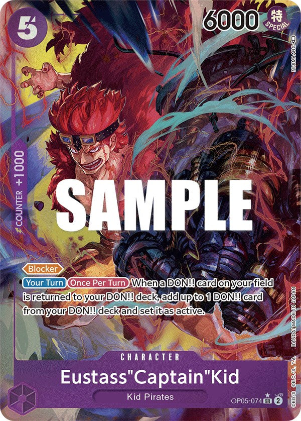 Eustass"Captain"Kid (Alternate Art) (OP05-074) - [Awakening of the New Era] Foil - Trinity Hobby