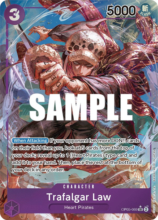 Trafalgar Law (Alternate Art) (069) (OP05-069) - [Awakening of the New Era] Foil - Trinity Hobby