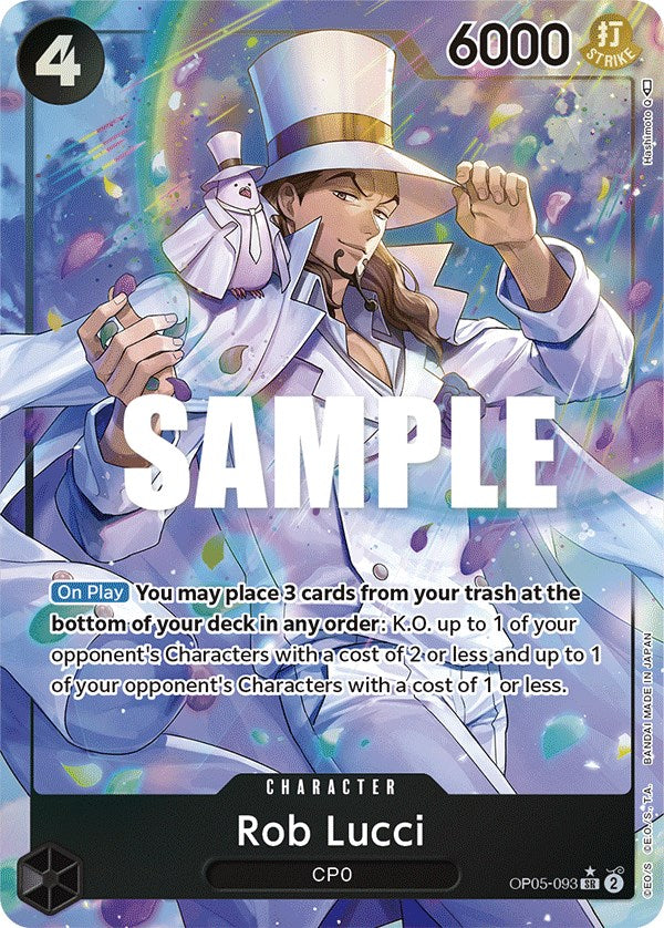 Rob Lucci (093) (Alternate Art) (OP05-093) - [Awakening of the New Era] Foil - Trinity Hobby