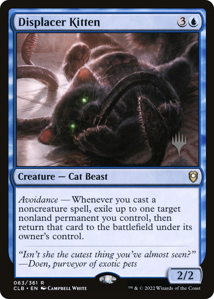 Displacer Kitten (Promo Pack) [The Lost Caverns of Ixalan Promos] - Trinity Hobby