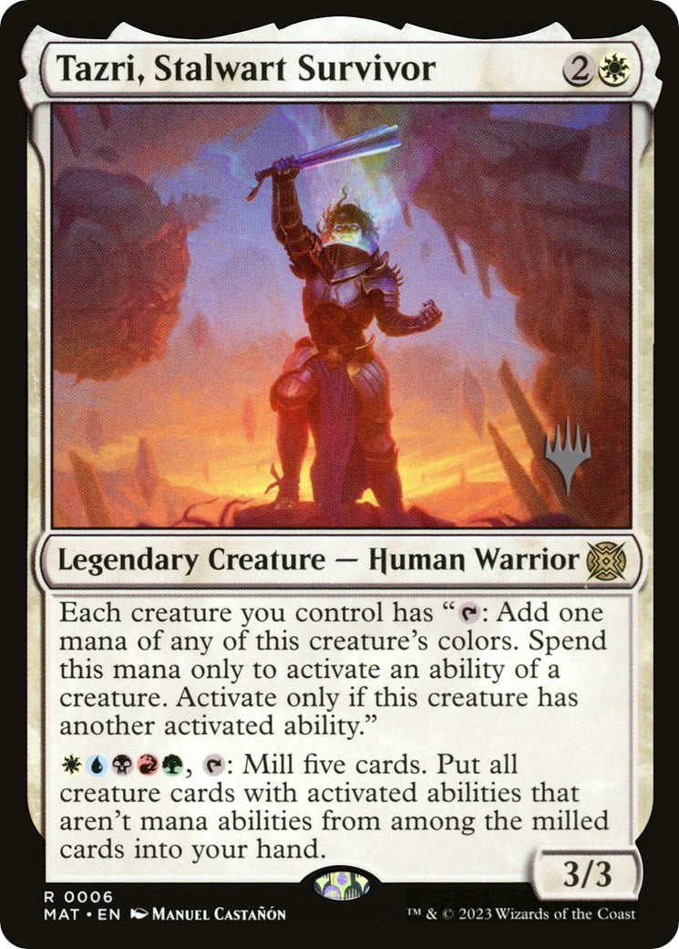 Tazri, Stalwart Survivor (Promo Pack) [The Lost Caverns of Ixalan Promos] - Trinity Hobby