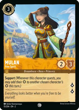 Mulan - Free Spirit (15/204) [Rise of the Floodborn] - Trinity Hobby