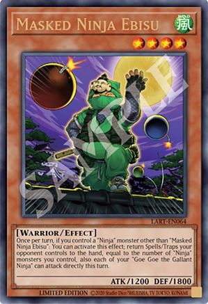 Masked Ninja Ebisu [LART-EN064] Ultra Rare - Trinity Hobby