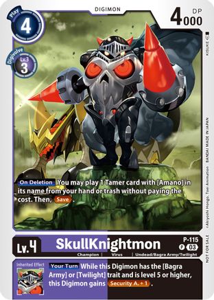 SkullKnightmon [P-115] (3rd Anniversary Survey Pack) [Promotional Cards] - Trinity Hobby