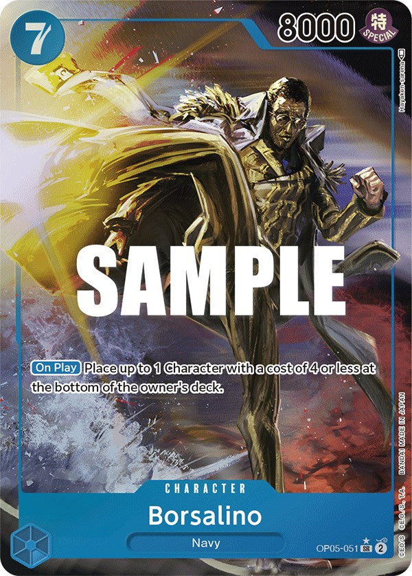Borsalino (Alternate Art) (OP05-051) - [Awakening of the New Era] Foil - Trinity Hobby