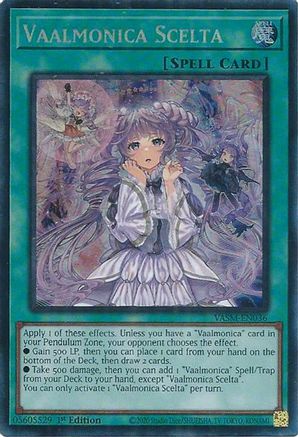 Vaalmonica Scelta (CR) [VASM-EN036] Collector's Rare - Trinity Hobby