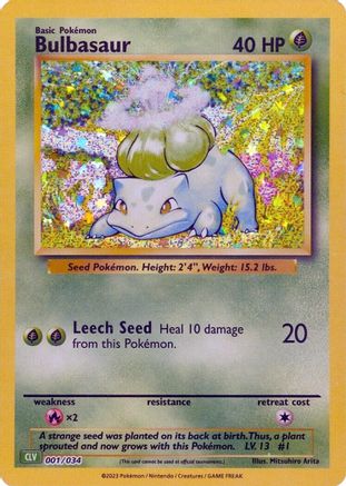 Bulbasaur [Trading Card Game Classic] - Trinity Hobby