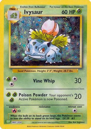 Ivysaur [Trading Card Game Classic] - Trinity Hobby