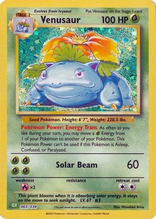 Venusaur [Trading Card Game Classic] - Trinity Hobby