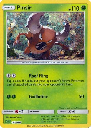 Pinsir [Trading Card Game Classic] - Trinity Hobby