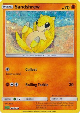 Sandshrew [Trading Card Game Classic] - Trinity Hobby