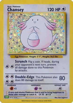 Chansey [Trading Card Game Classic] - Trinity Hobby