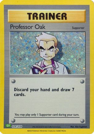 Professor Oak (CLV) [Trading Card Game Classic] - Trinity Hobby