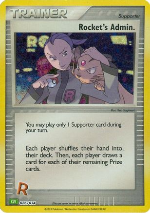 Rocket's Admin. (CLV) [Trading Card Game Classic] - Trinity Hobby