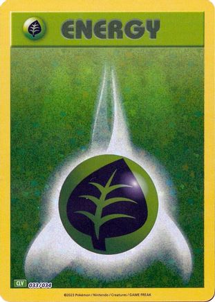 Basic Grass Energy [Trading Card Game Classic] - Trinity Hobby