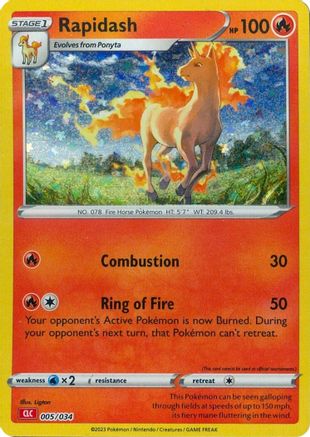 Rapidash [Trading Card Game Classic] - Trinity Hobby