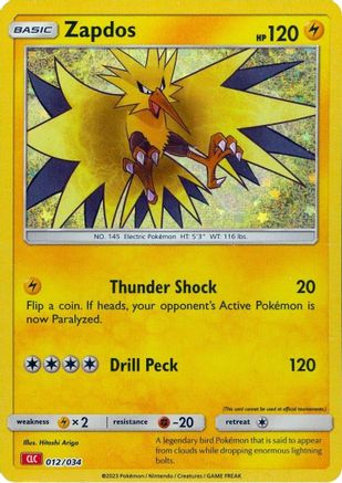 Zapdos [Trading Card Game Classic] - Trinity Hobby