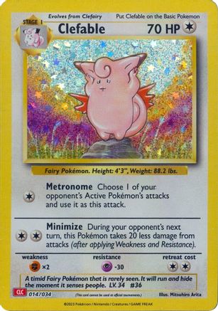 Clefable [Trading Card Game Classic] - Trinity Hobby