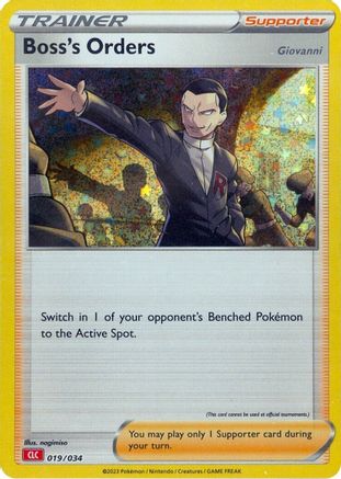 Boss's Orders (CLC) [Trading Card Game Classic] - Trinity Hobby