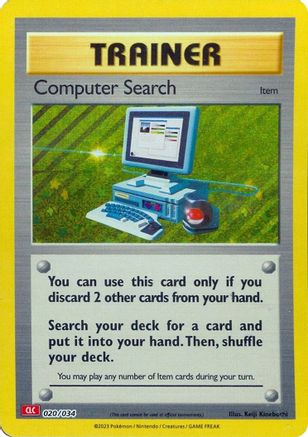 Computer Search (CLC) [Trading Card Game Classic] - Trinity Hobby
