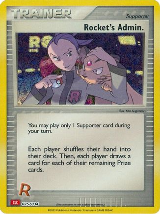Rocket's Admin. (CLC) [Trading Card Game Classic] - Trinity Hobby