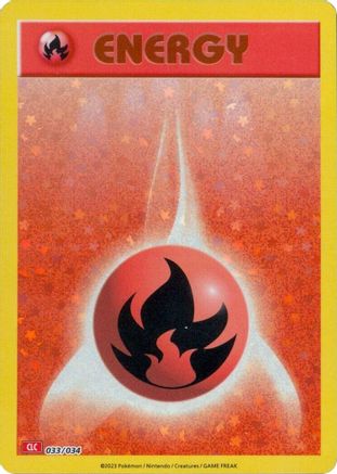 Basic Fire Energy [Trading Card Game Classic] - Trinity Hobby