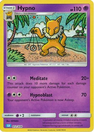 Hypno [Trading Card Game Classic] - Trinity Hobby