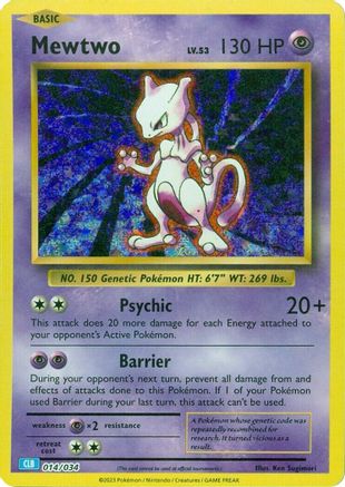 Mewtwo [Trading Card Game Classic] - Trinity Hobby